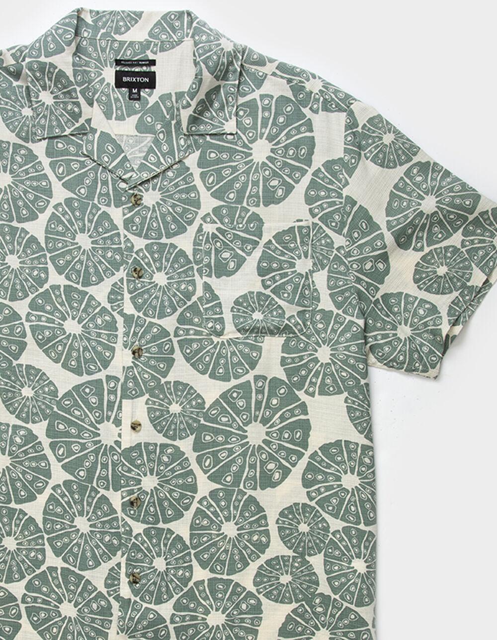 BRIXTON Bunker Slub Mens Button Up Shirt - GRAY COMBO Product Image