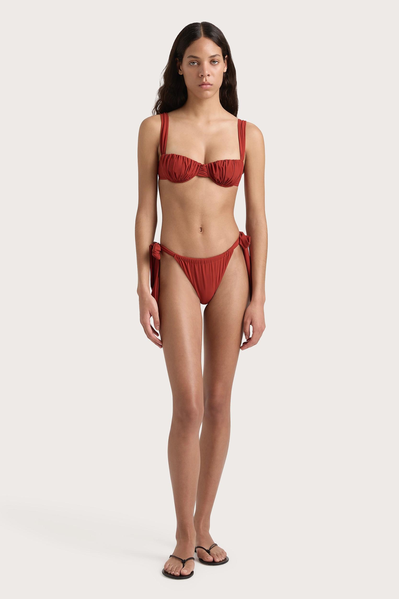 Costa Bikini Bottoms Garnet - Final Sale Product Image