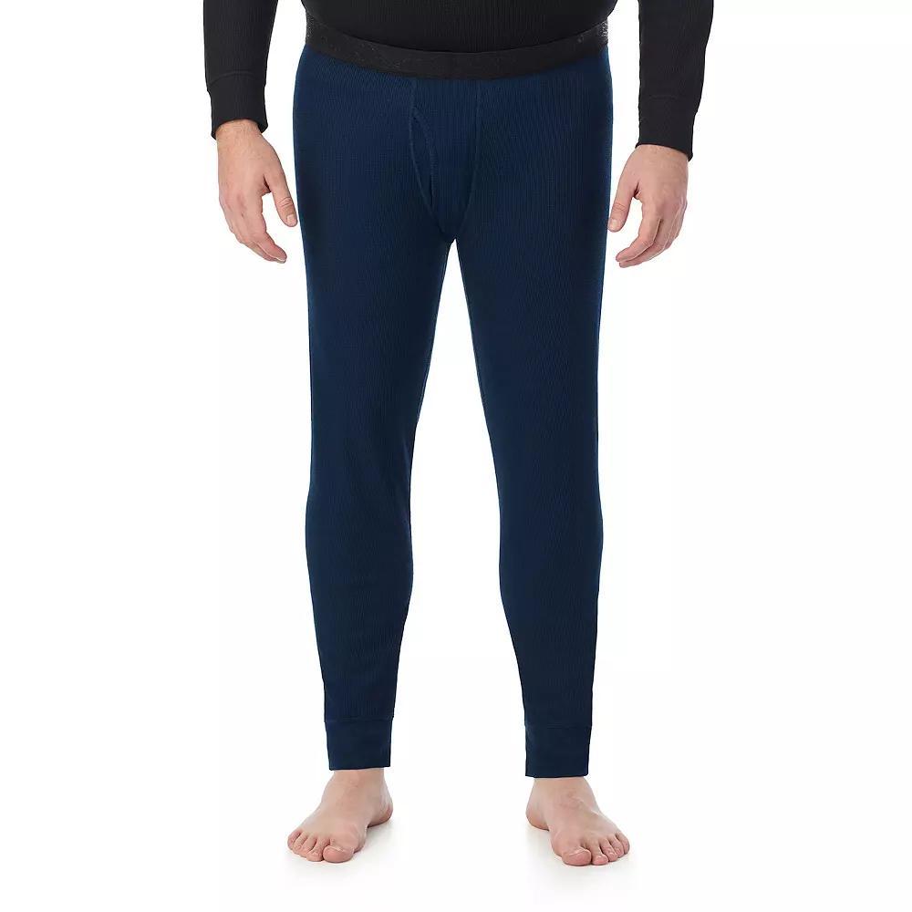Big & Tall Cuddl Duds Midweight Waffle Thermal Performance Base Layer Pant, Mens Blue Blazer Product Image
