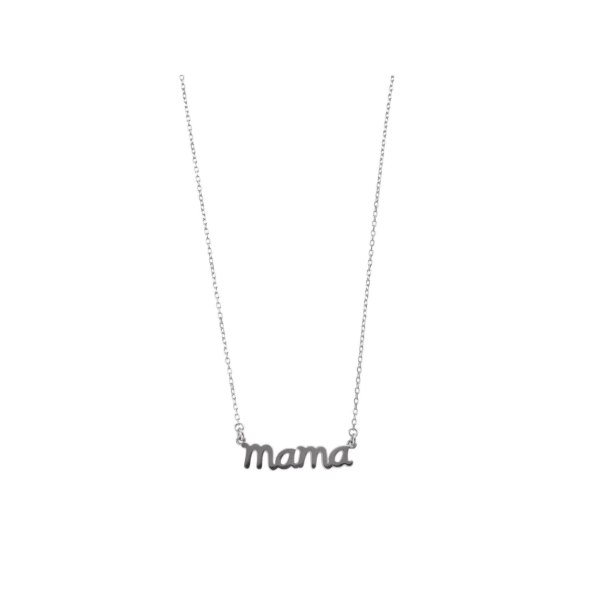 Kristen Kesho 18k Gold Over Silver Mama Necklace, Womens Sterling Product Image