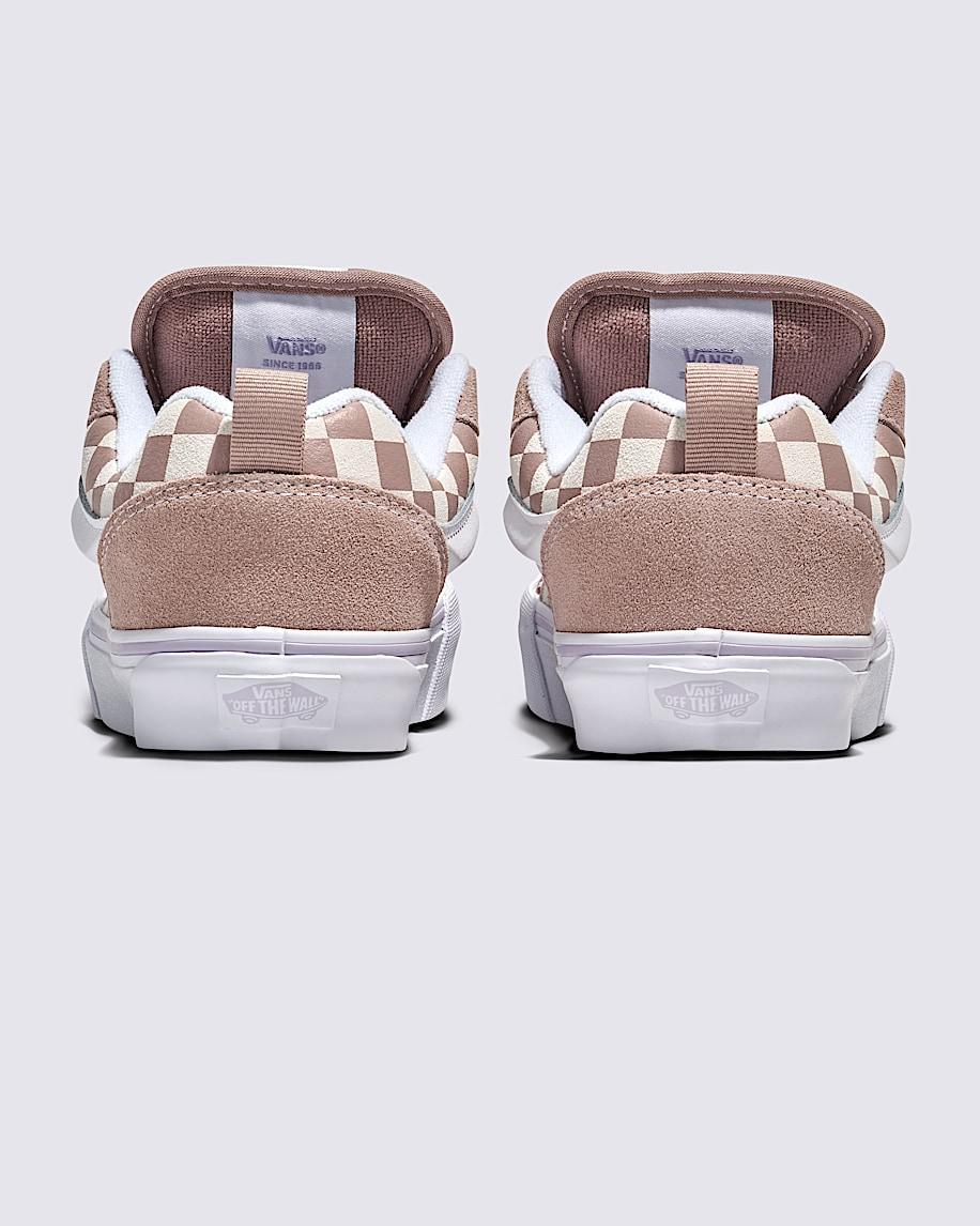 Knu Skool Checkerboard Shoe in Etherea Tan / Beige| Vans US Product Image