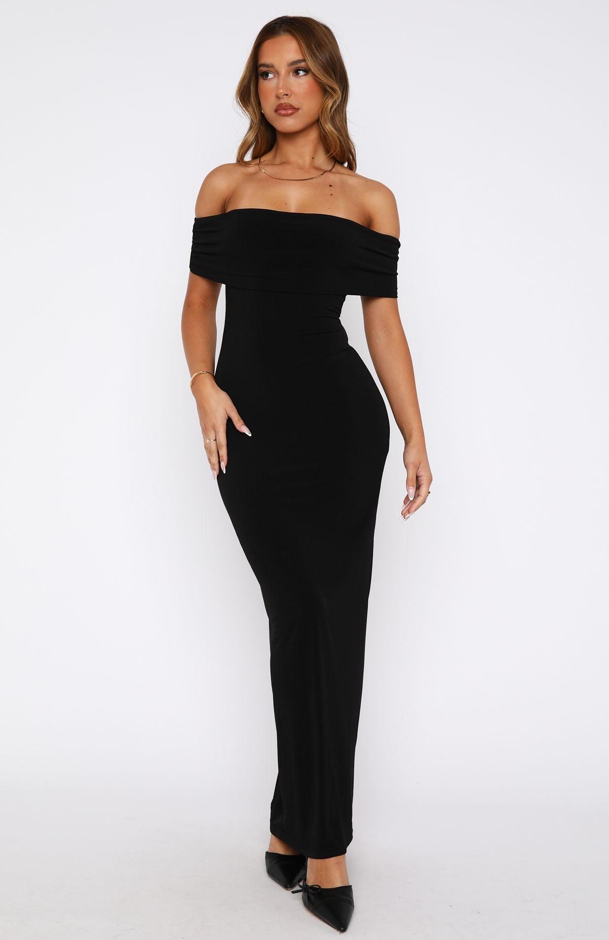 Truth Over Lies Maxi Dress Black Product Image