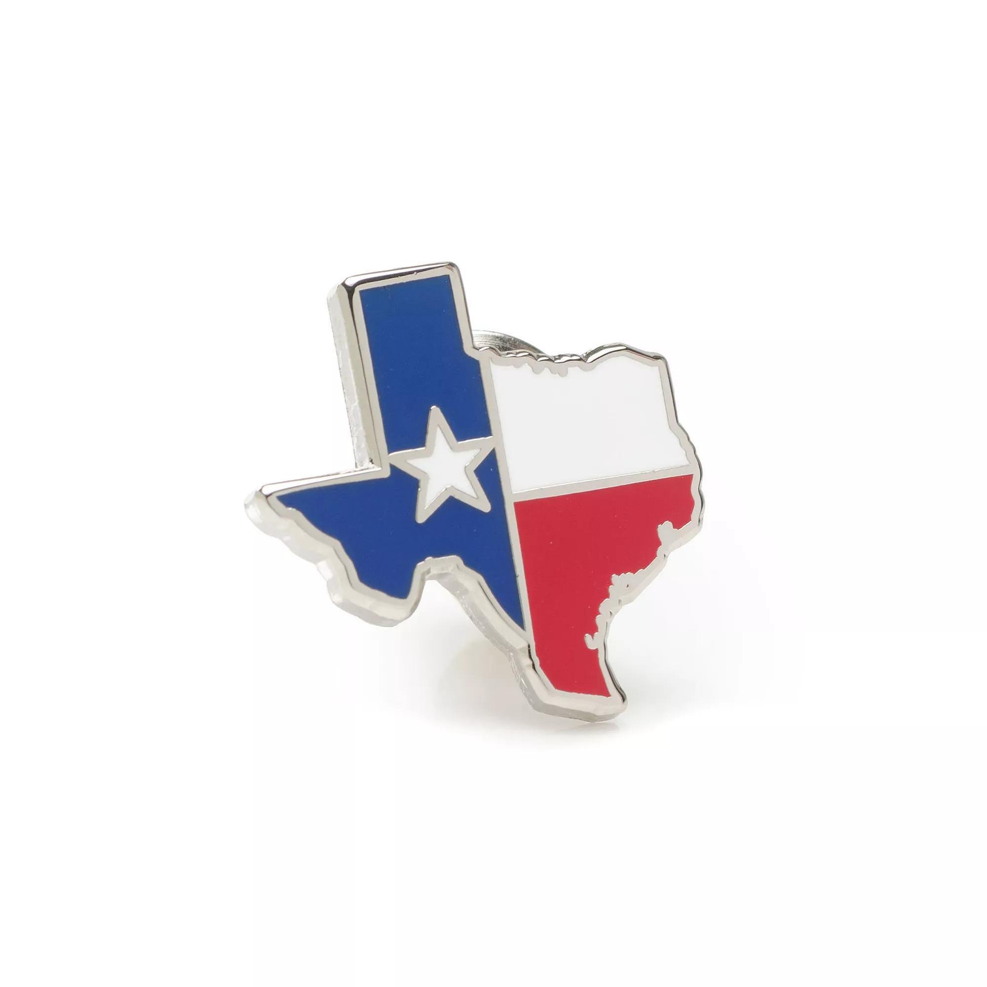 Men's Cuff Links, Inc. Texas Flag Lapel Pin, Blue Product Image