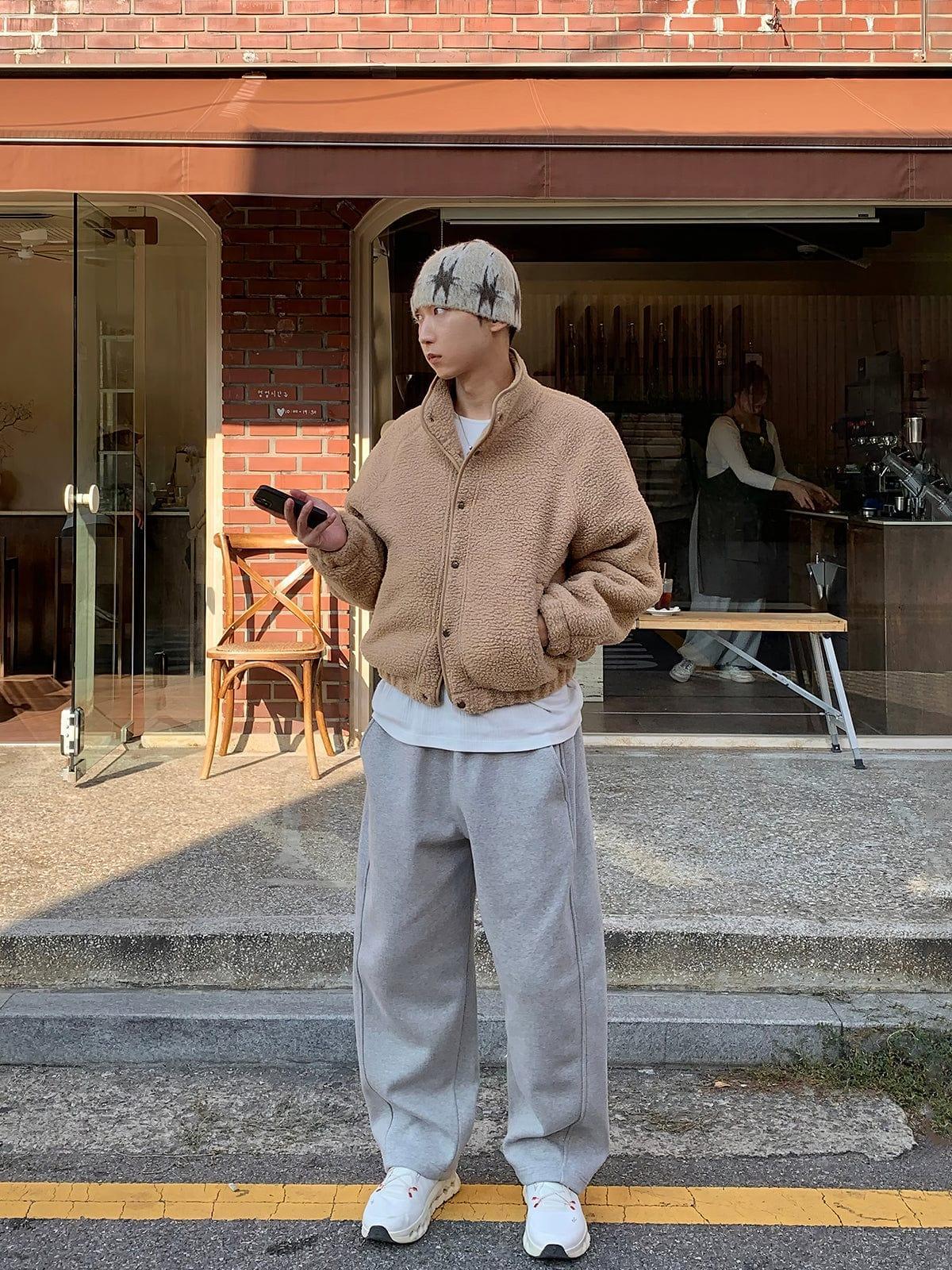 RT No. 12431 LOOSE STRAIGHT SWEATPANTS Product Image