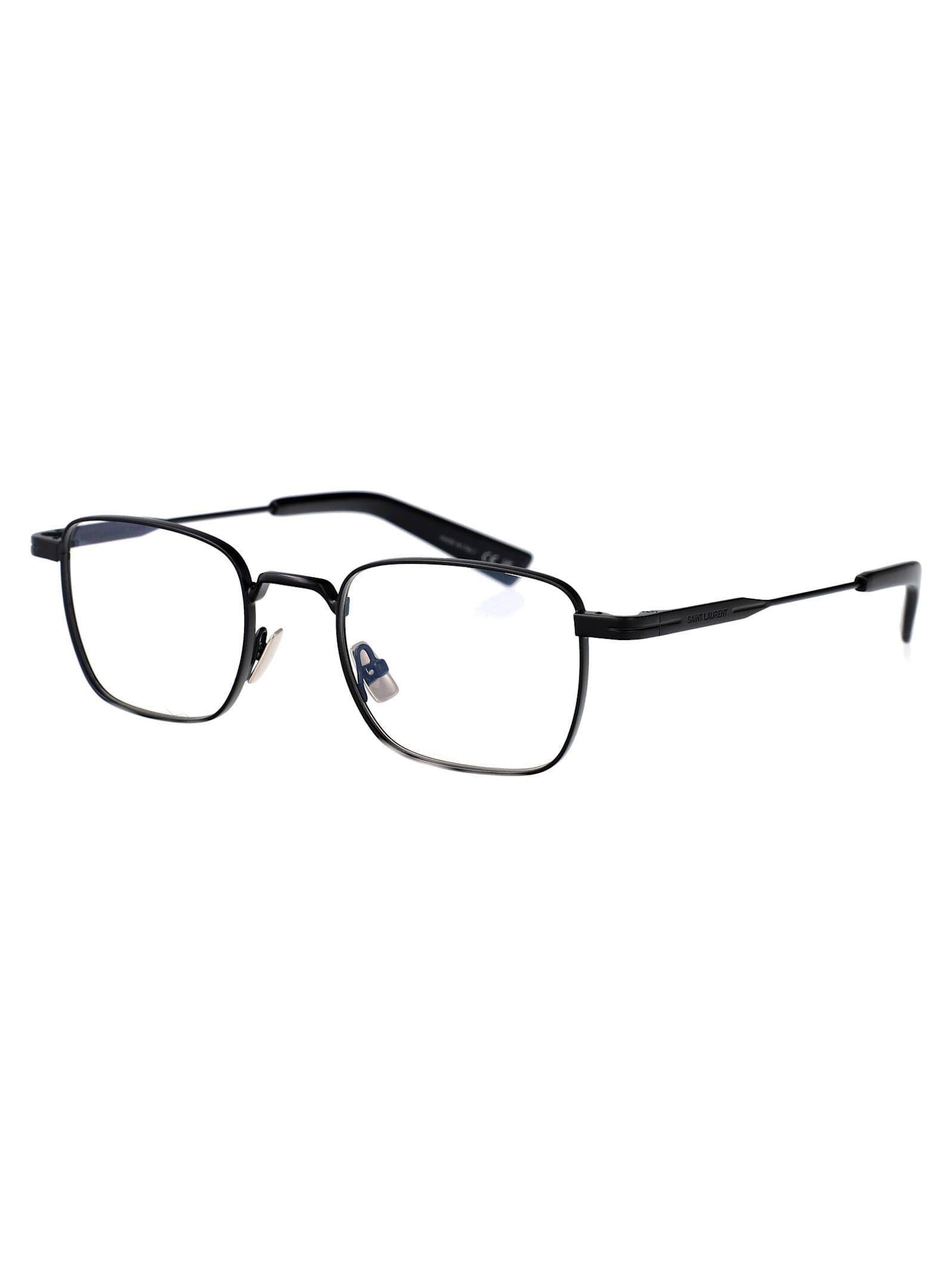 SAINT LAURENT Eyewear Eyewear In Black-black-transparent Product Image