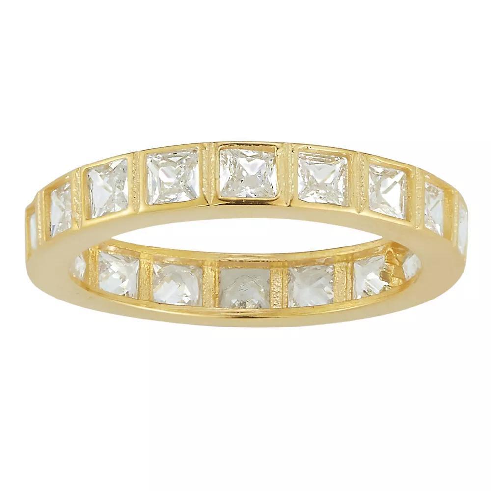 Sunkissed Sterling Cubic Zirconia Band Ring, Women's, Size: 7, Gold Tone Product Image