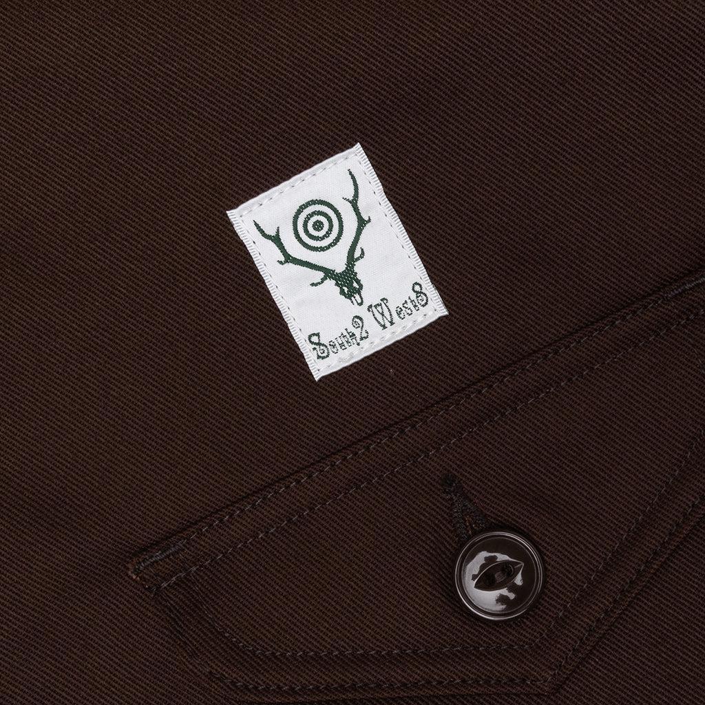 Smokey Twill Shirt - Brown Male Product Image