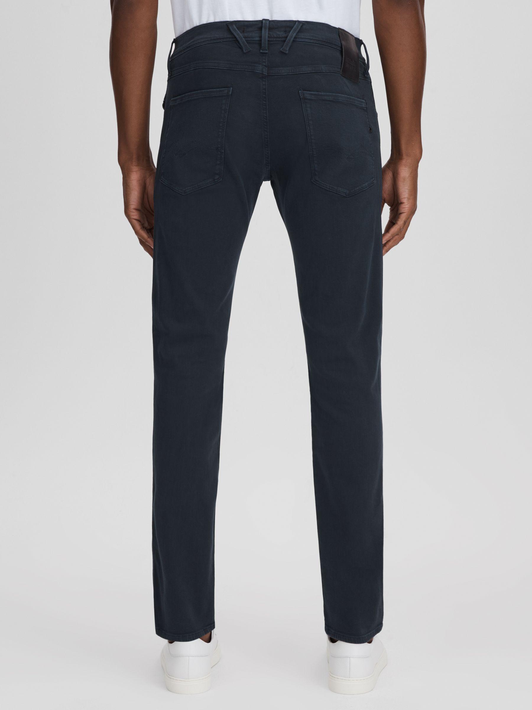 Slim Fit Garment Dyed Jeans in Blue Product Image
