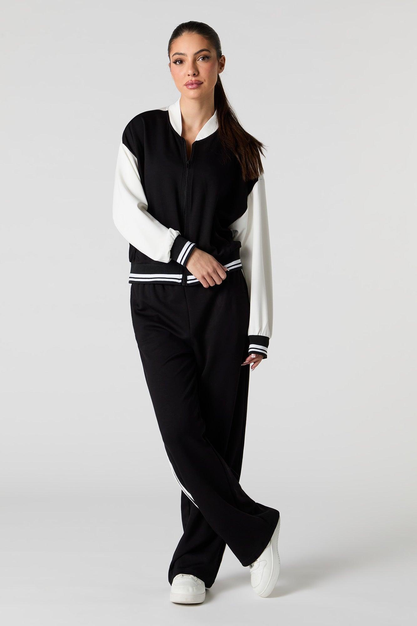 Colourblock Varsity Jacket Female Product Image