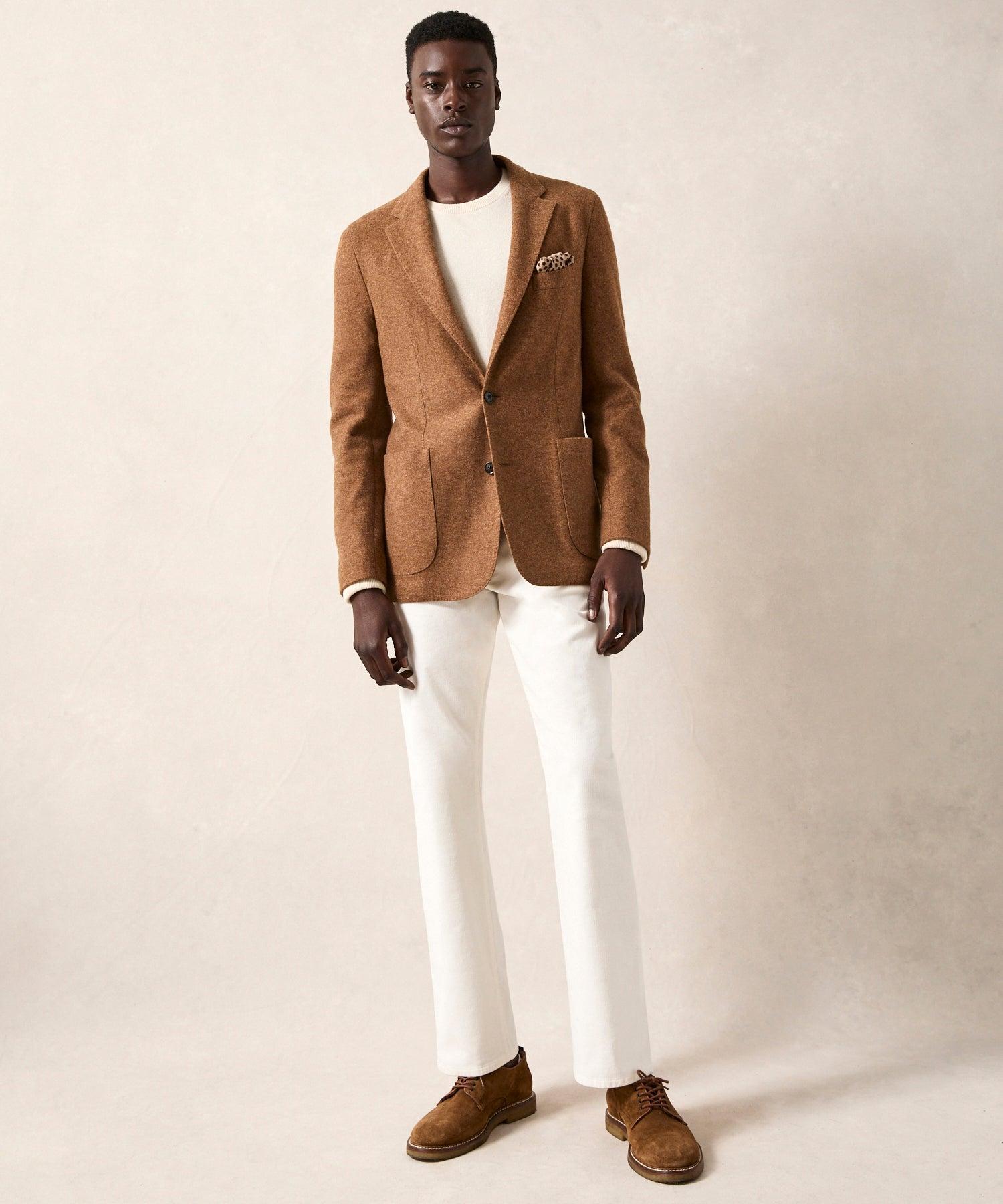 Italian Cashmere Sport Coat in Chestnut Product Image