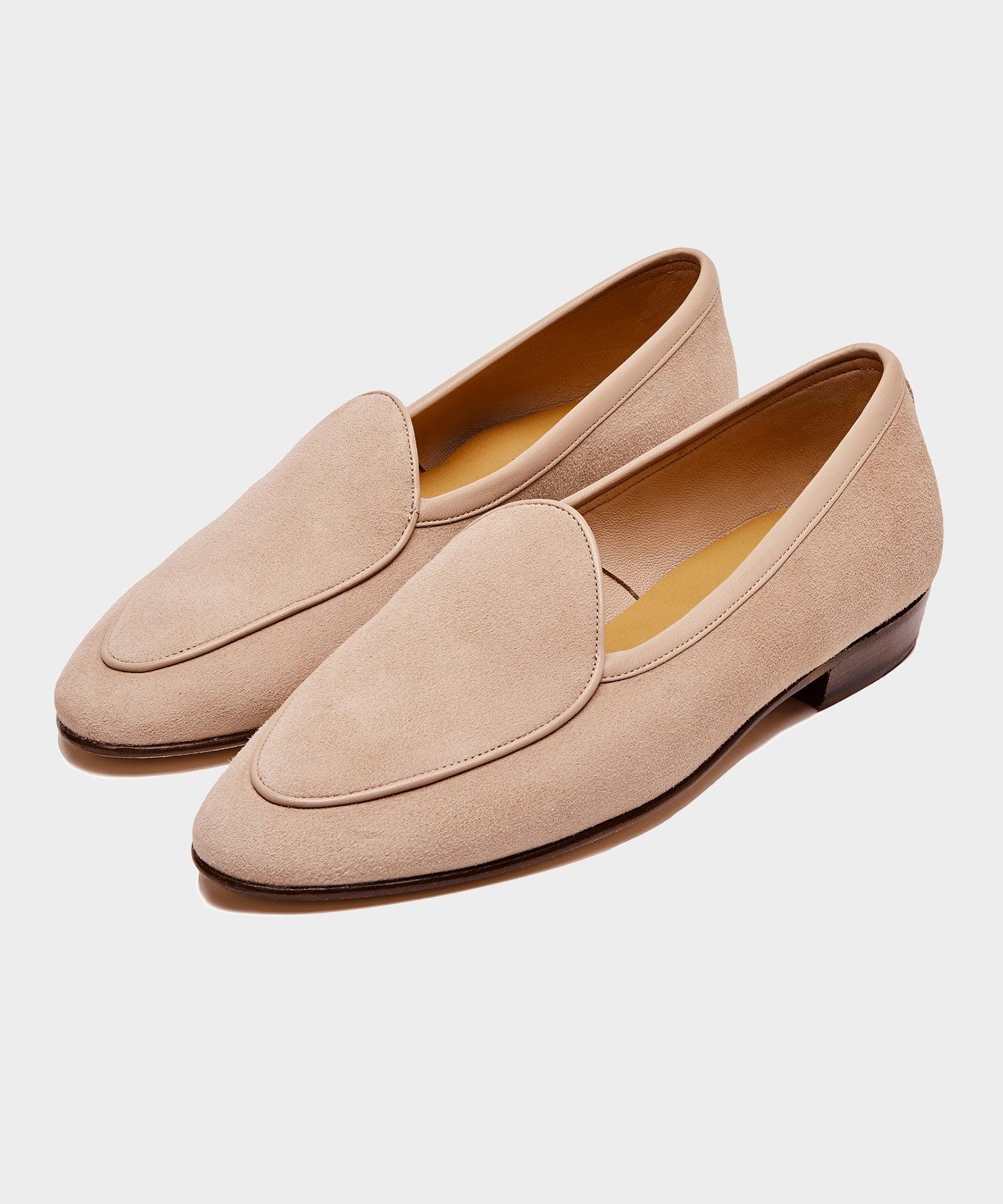 Baudoin & Lange Exclusive Sagan Classic Loafer Albatre Suede Product Image