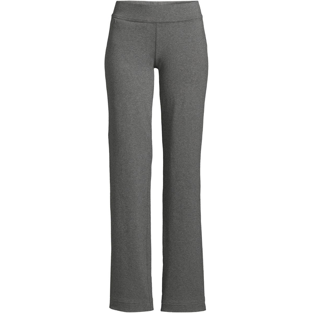 Plus Size Lands' End Starfish Pull-On Straight-Leg Pants, Women's, Size: 1XL, Green Moss Product Image