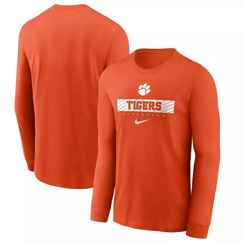 Men's Nike Orange Clemson Tigers 2024 Sideline Legend Performance Long Sleeve T-Shirt, Size: 2XL Product Image