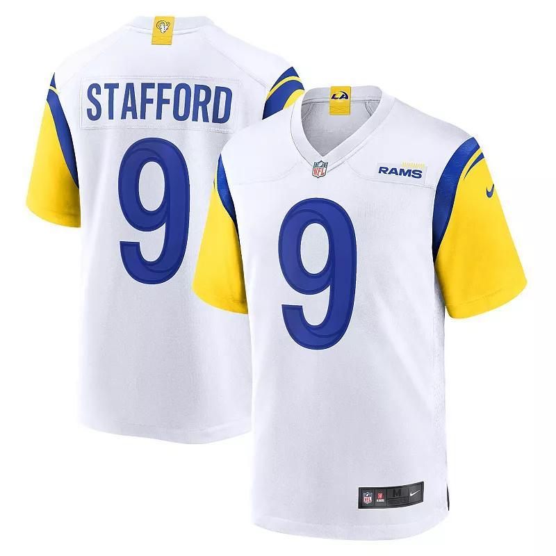 Men's Nike White Matthew Stafford Los Angeles Rams Alternate Game Jersey, Size: Medium Product Image