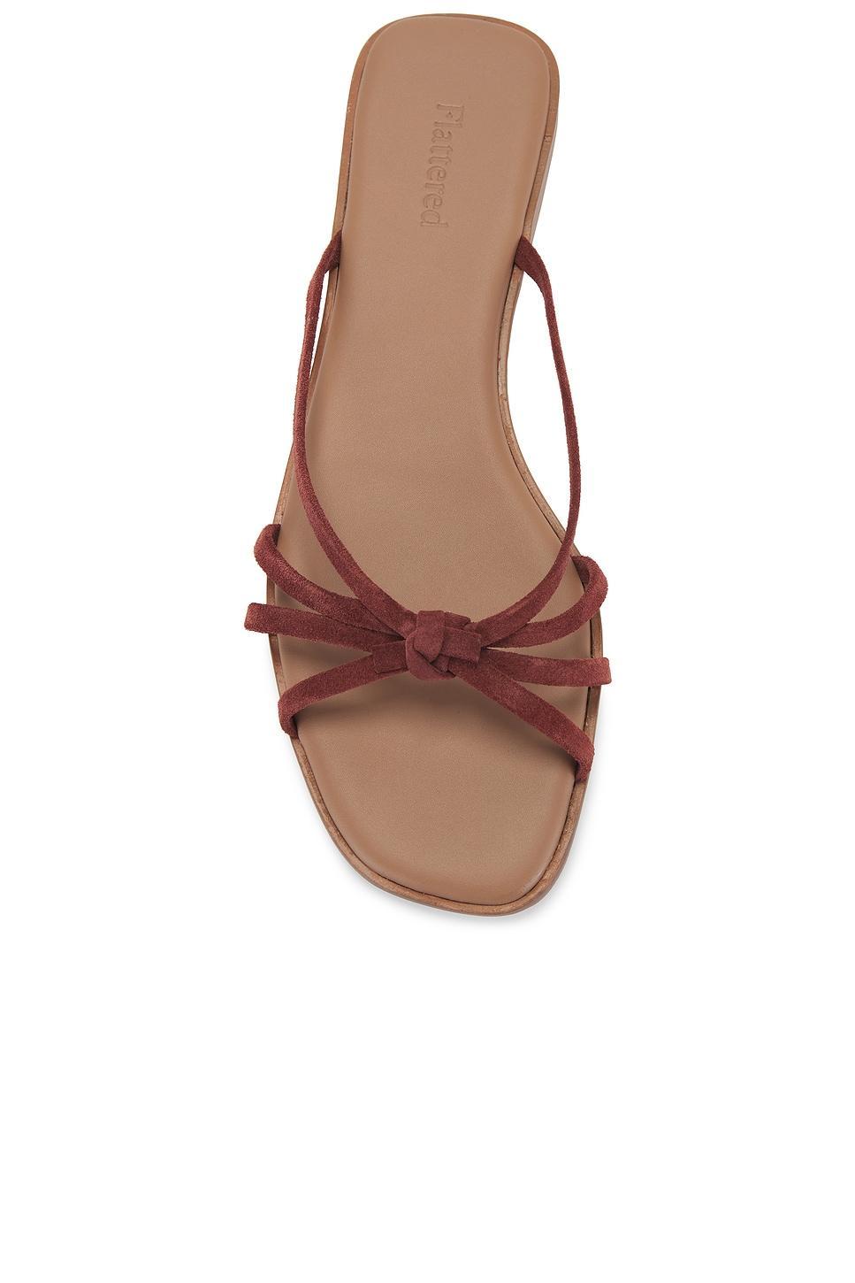 Mimosa Leather Suede Sandal Flattered Product Image