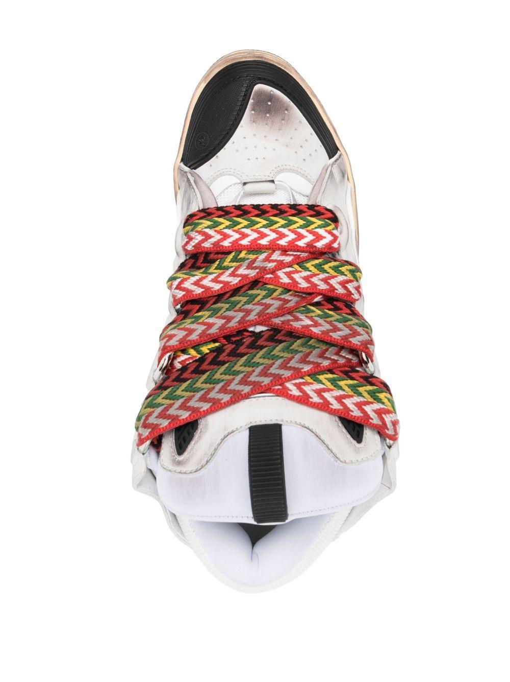 Curb chunky leather sneakers Product Image