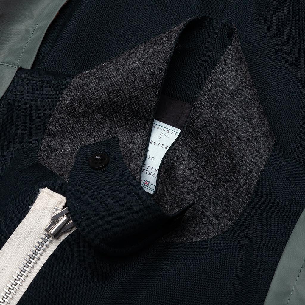 Suiting X Nylon Twill Jacket - Navy/Khaki Male Product Image