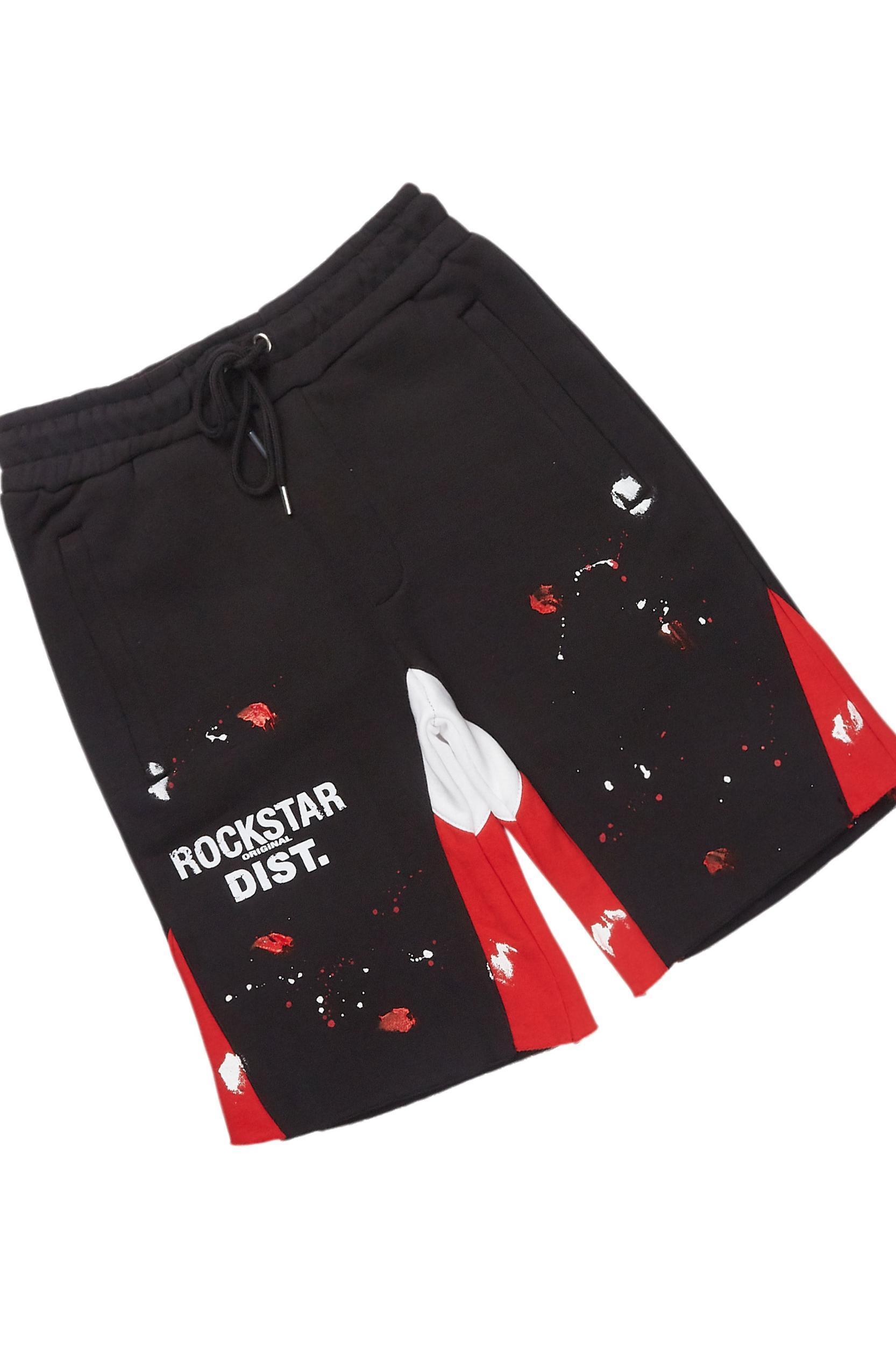 Scottie Black Painter T-Shirt/Short Set Male Product Image