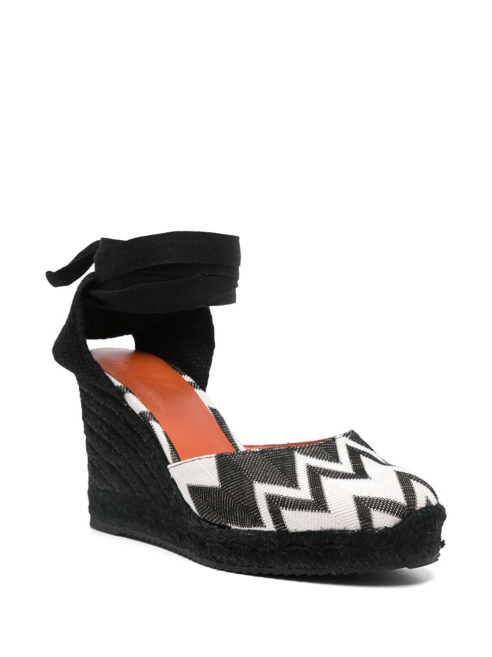 MISSONI Zigzag-woven Espadrilles In Black Product Image