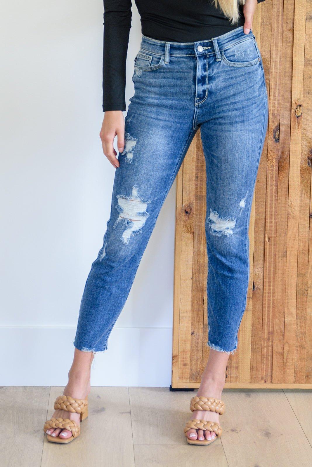 Kyla Destroyed Hi Waist Relaxed Fit (Online Exclusive) Product Image