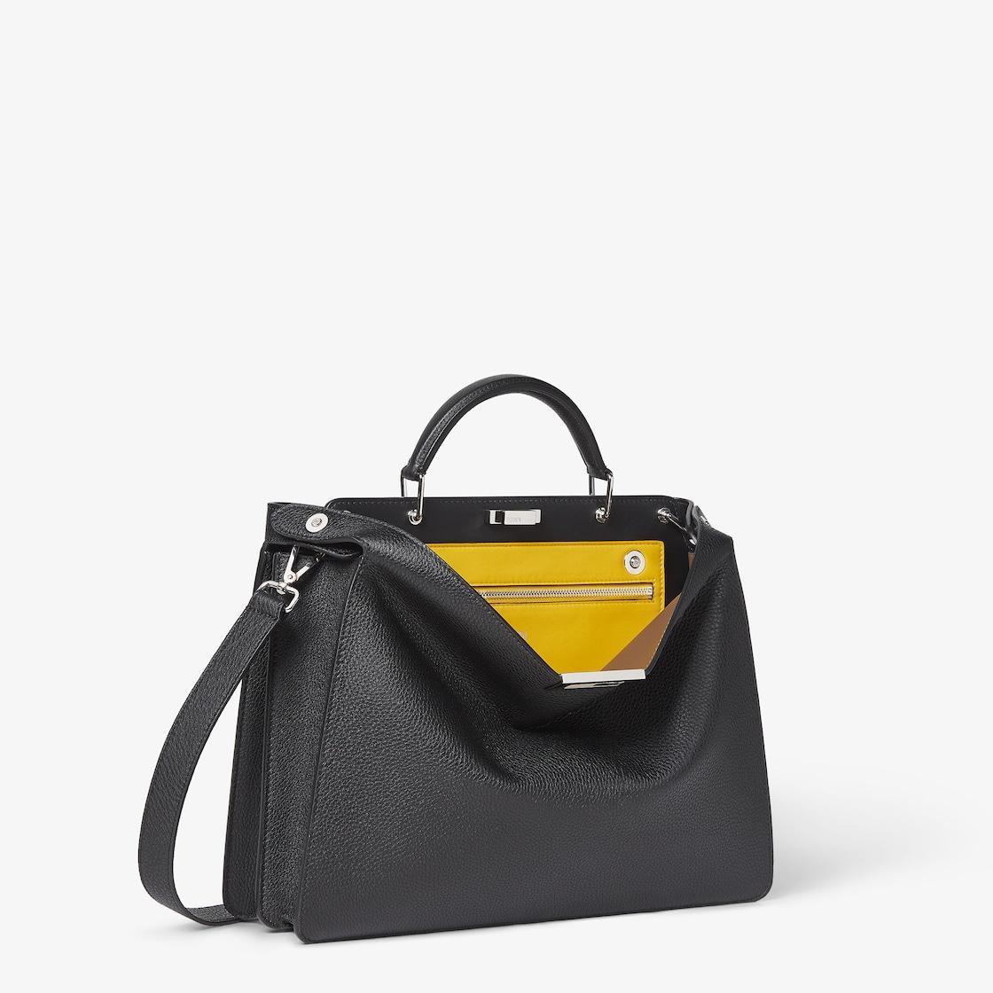 Peekaboo ISeeU MediumBlack leather bag Product Image