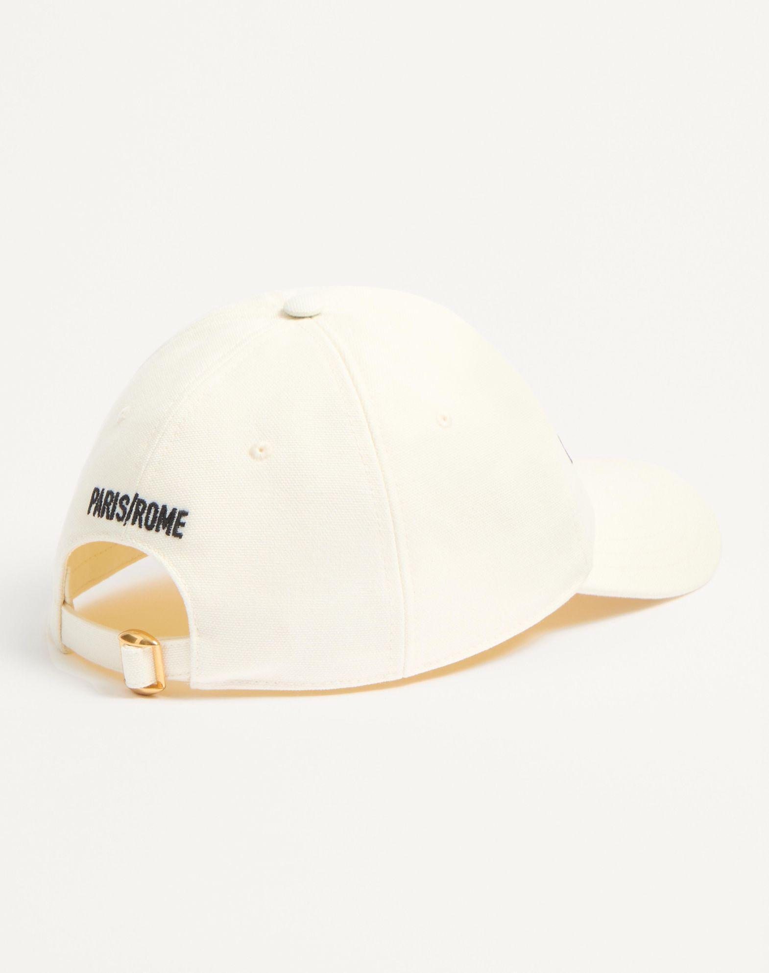 Chez Valentino Cotton Baseball Cap With Embroidery Product Image