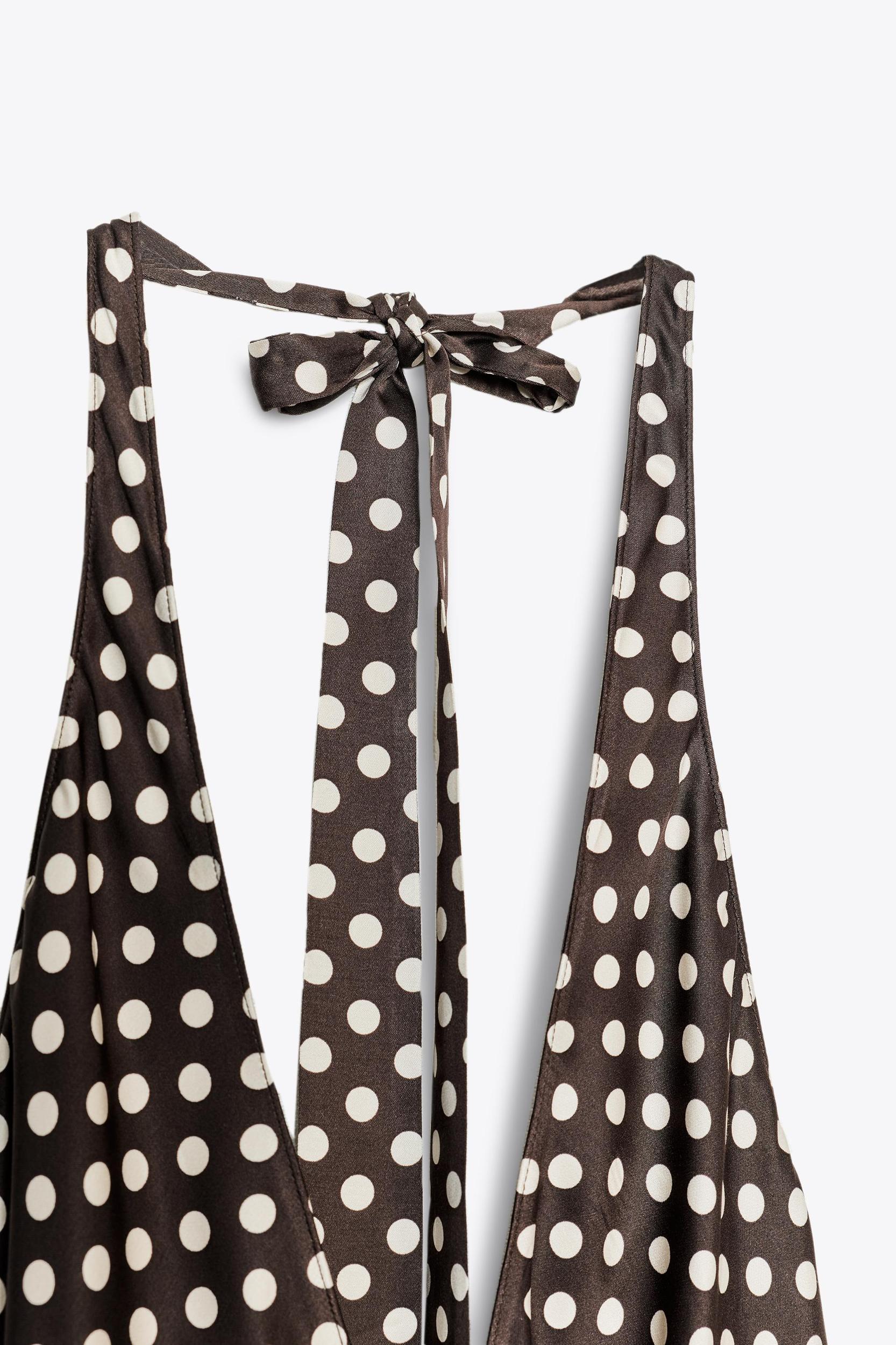 ZW COLLECTION HALTER POLKA DOT DRESS Product Image