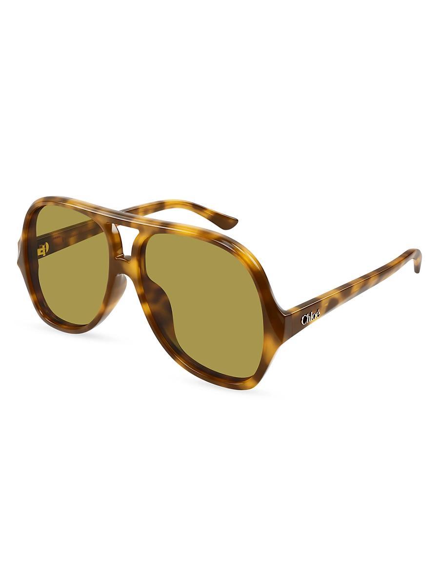 Chloe Womens Salome 58mm Navigator Sunglasses Product Image