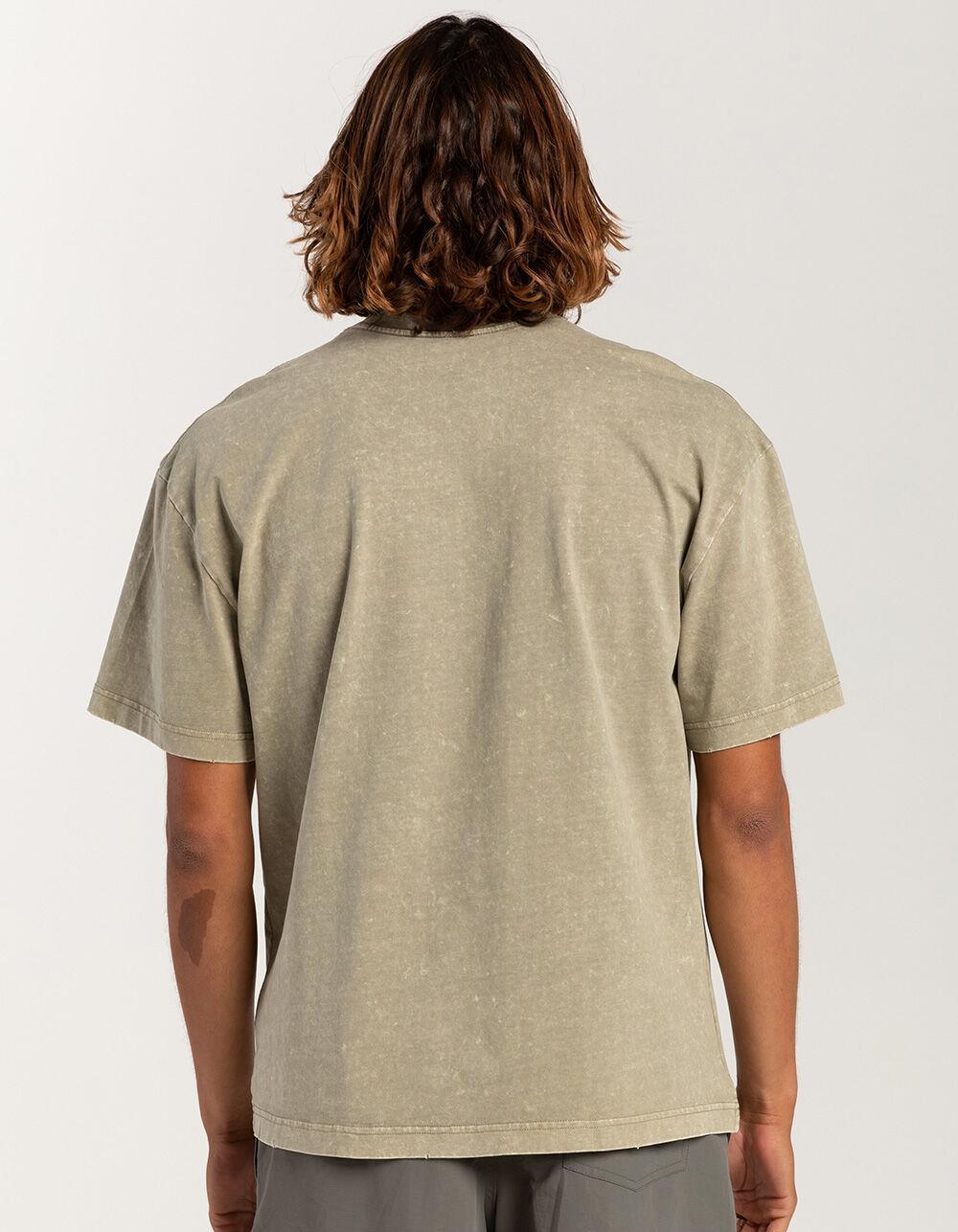 RSQ Mens Acid Wash Oversized Tee - LIGHT BLUE Product Image