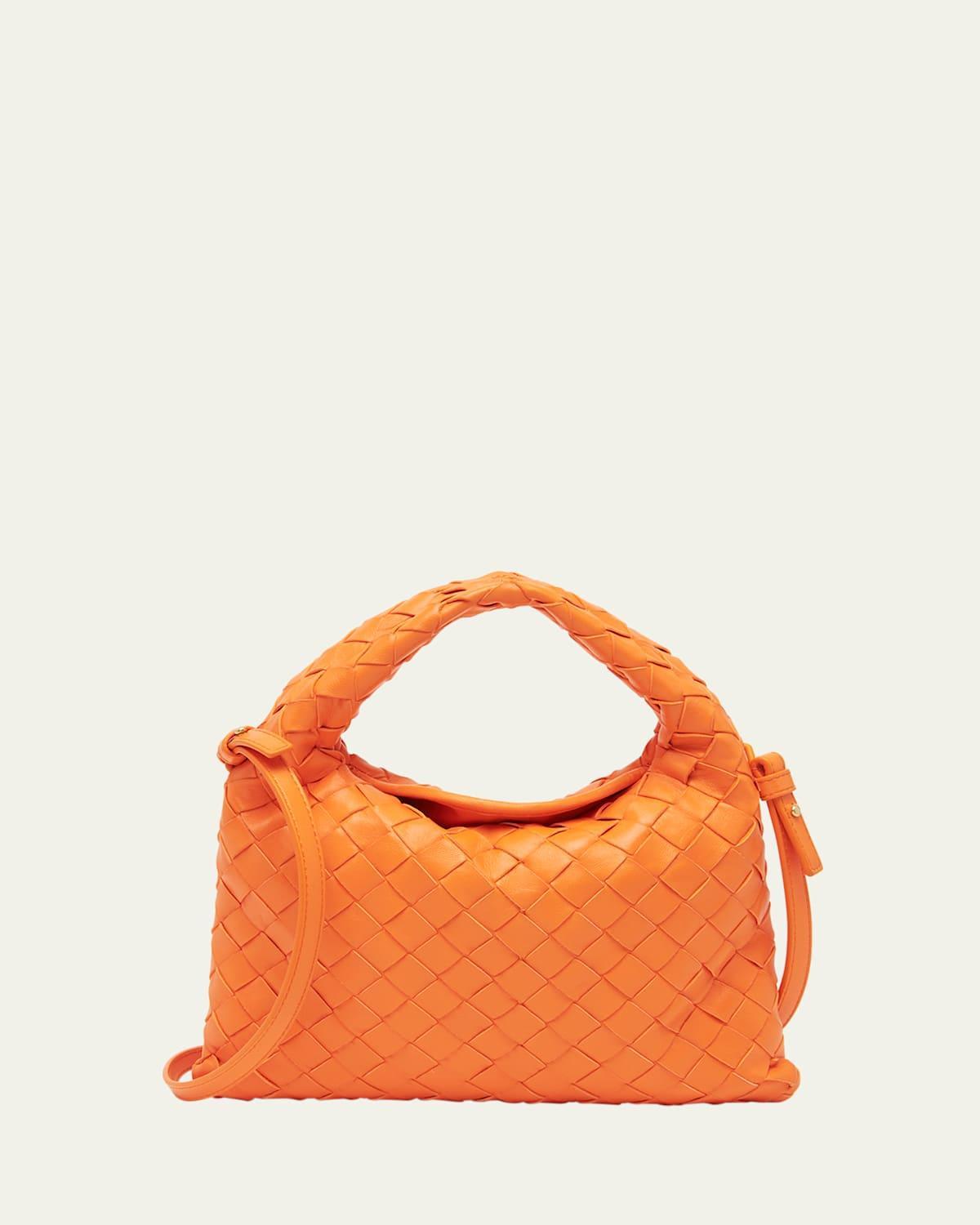 Womens Mini Hop Intrecciato Leather Crossbody Bag Product Image