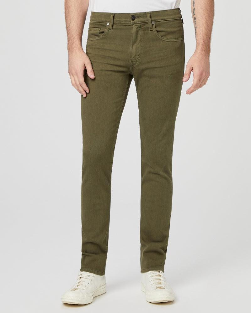 Paige Lennox Courtyard Army Green Jeans Product Image
