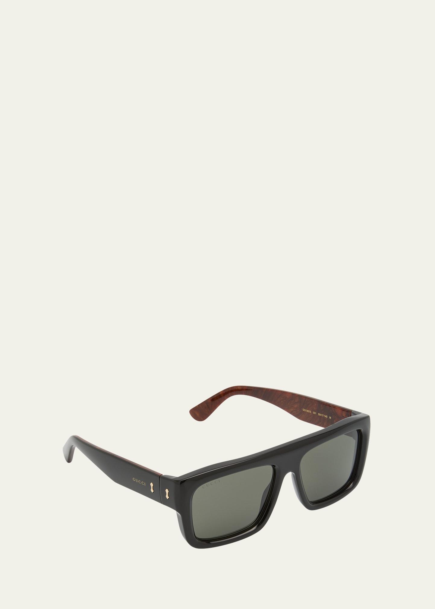 Mens Decor Squared Recycled Acetate Sunglasses Product Image