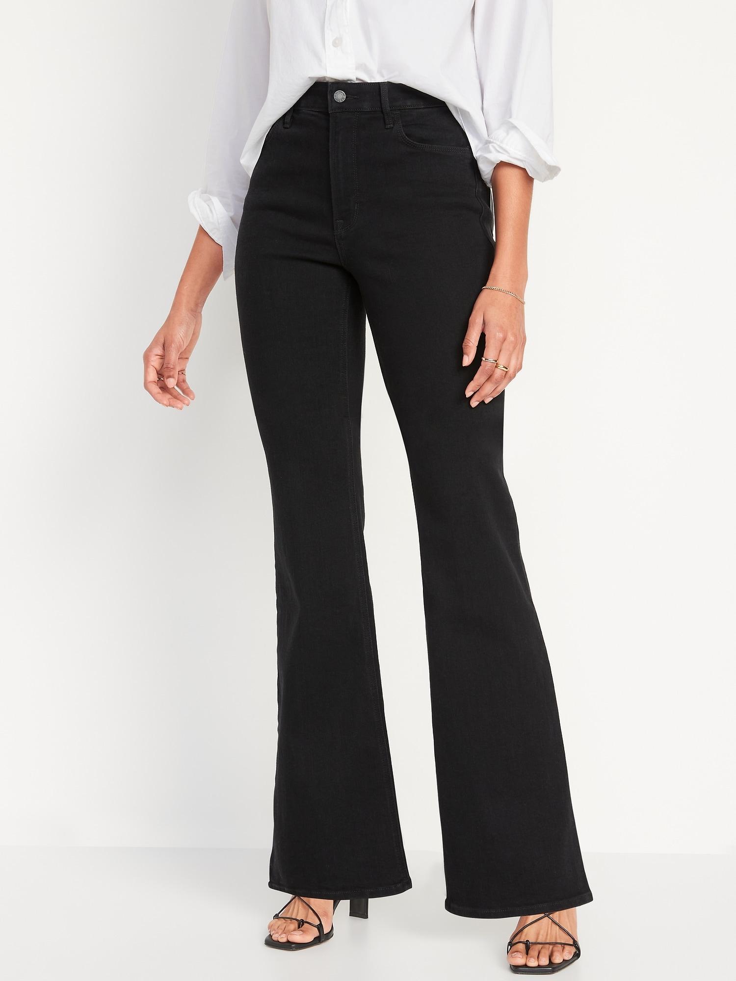 High-Waisted Wow Flare Jeans Product Image