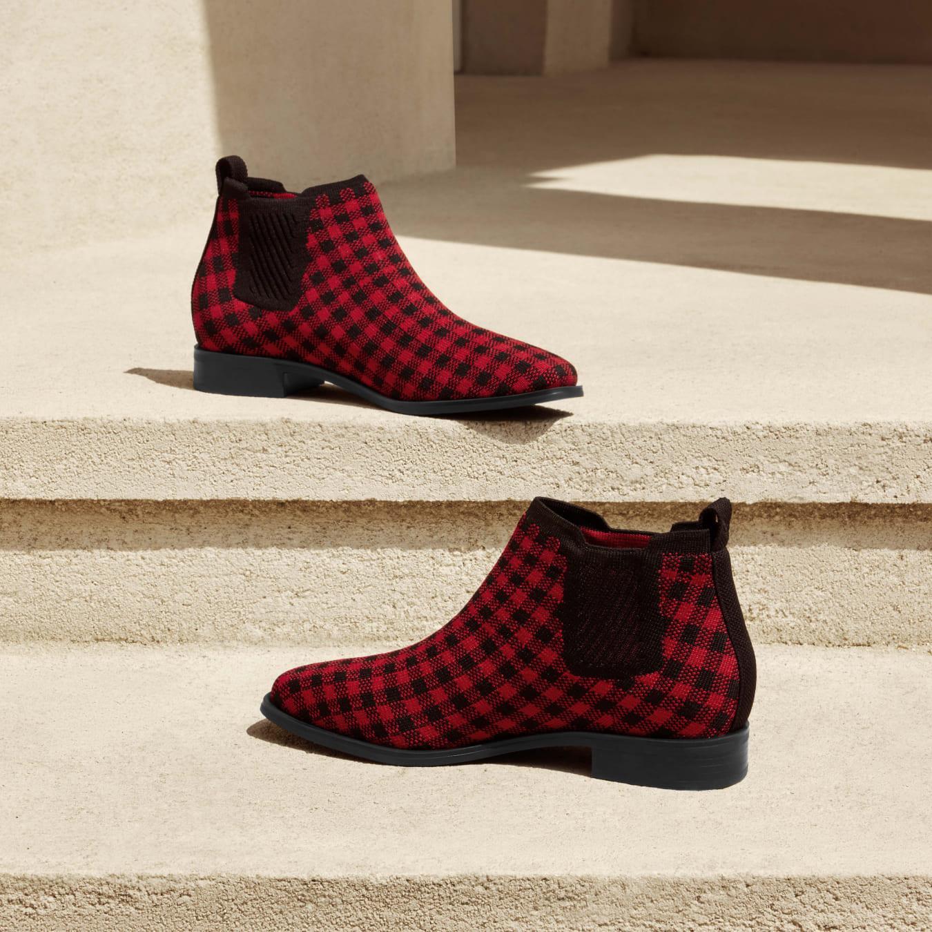 Square-Toe Water-Repellent Ankle Boots (Ryan Pro) Product Image