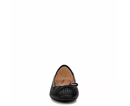 LifeStride Cheers Women's Woven Flats, Size: 8.5 Wide, Black Faux Product Image