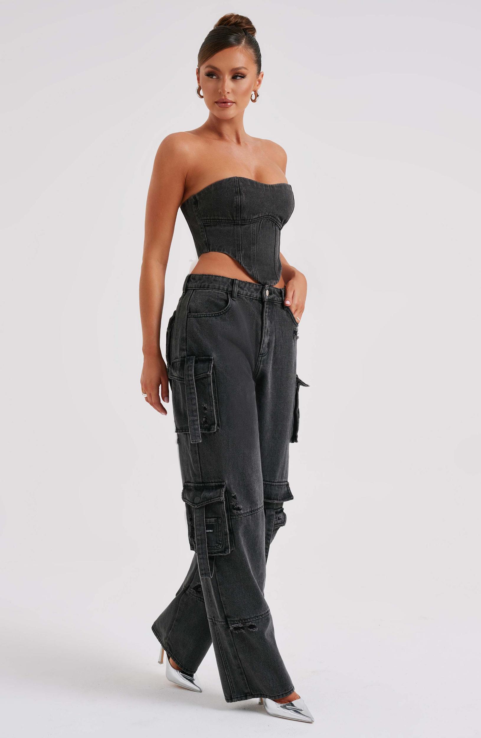 Brooklyn Cargo Pant - Black Product Image