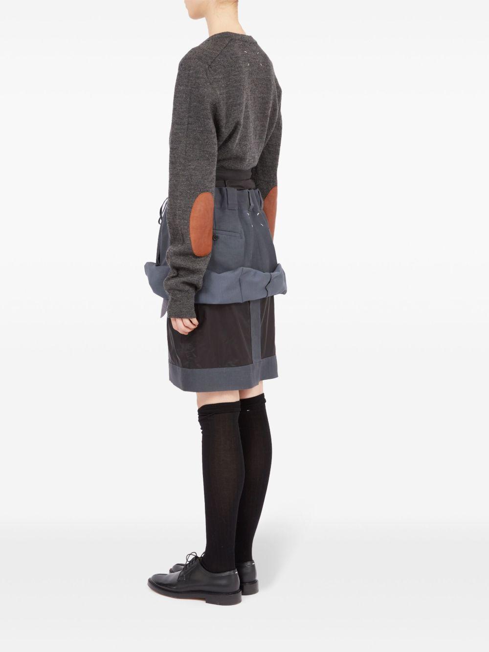 layered knee-length skirt Product Image