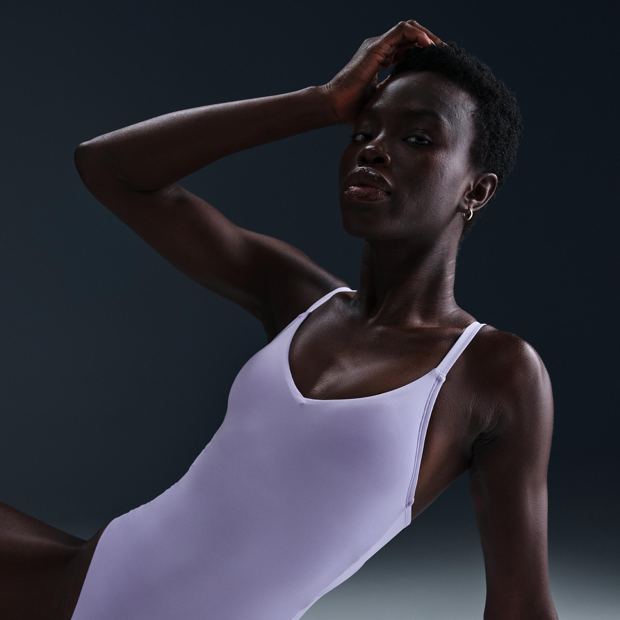 Nike Women's Swim Essential V-Neck One-Piece Product Image