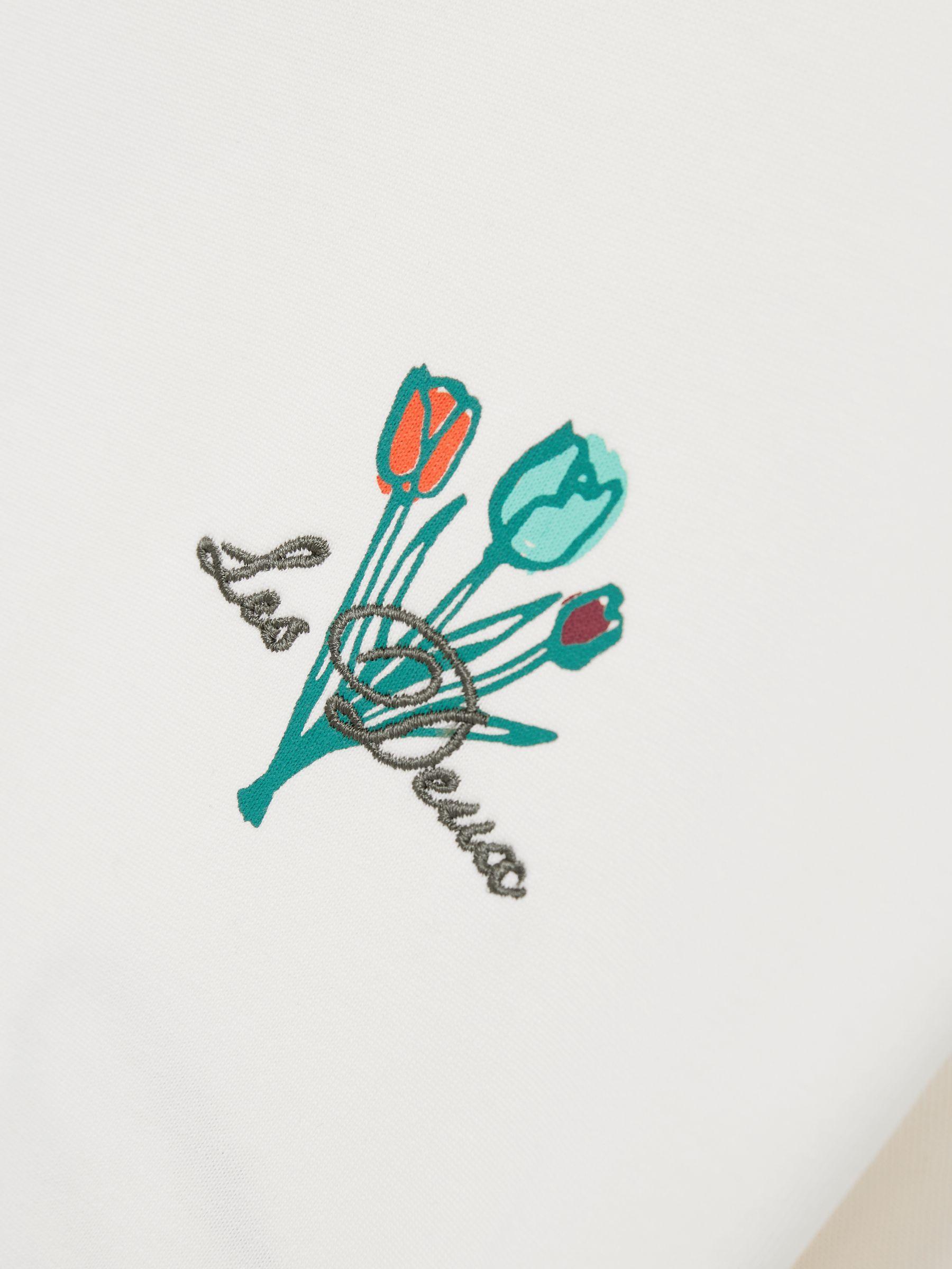 Les Deux 100% Cotton Café Print T-Shirt in Ivory Print Product Image