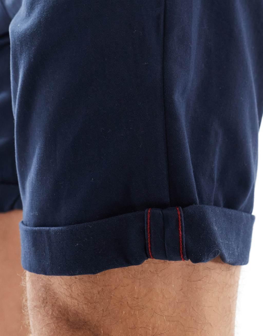 Jack & Jones chino shorts in navy Product Image