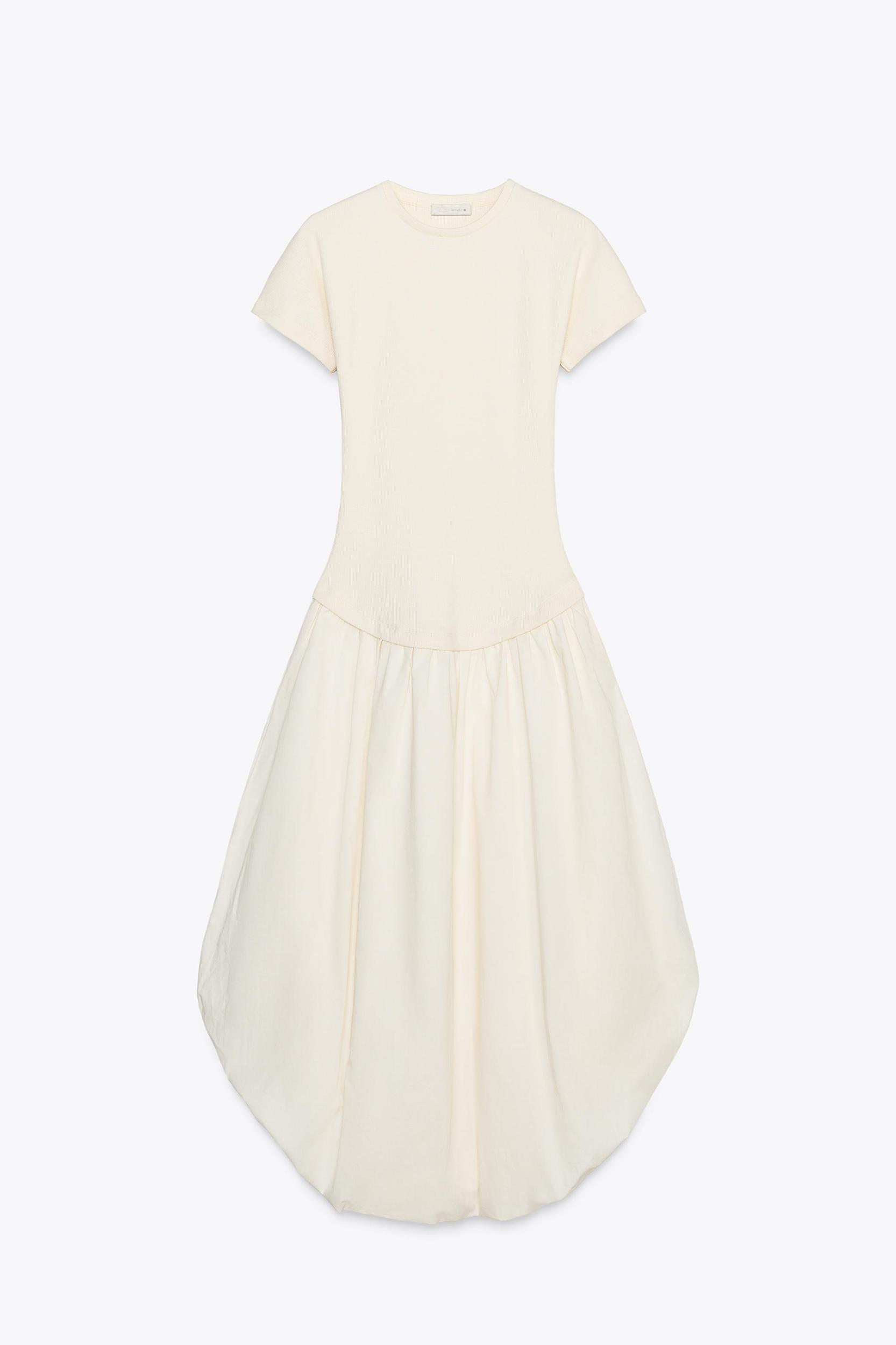 BALLOON COMBINATION DRESS Product Image