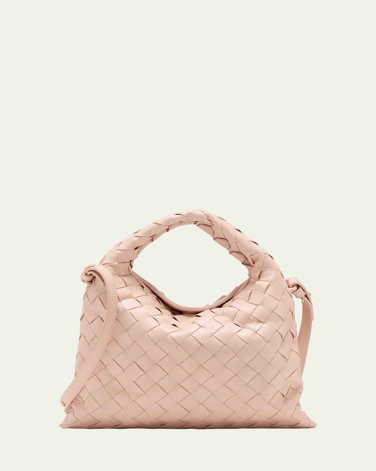 Womens Mini Hop Intrecciato Leather Crossbody Bag Product Image