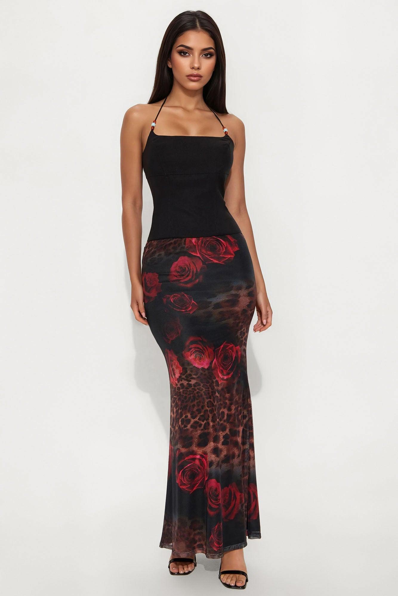 Weekend Getaway Beaded Corset Top - Black Product Image