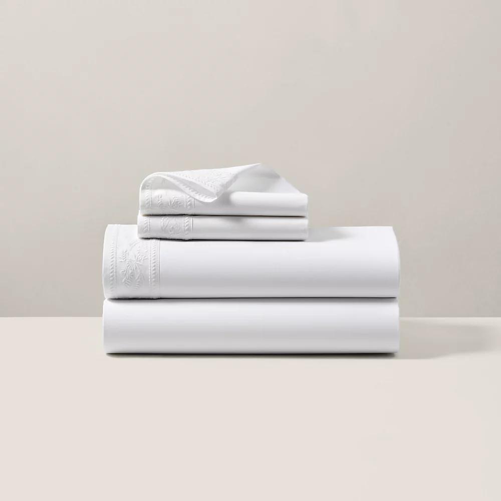 POLO RALPH LAUREN Katrine Percale Sheeting In White Product Image