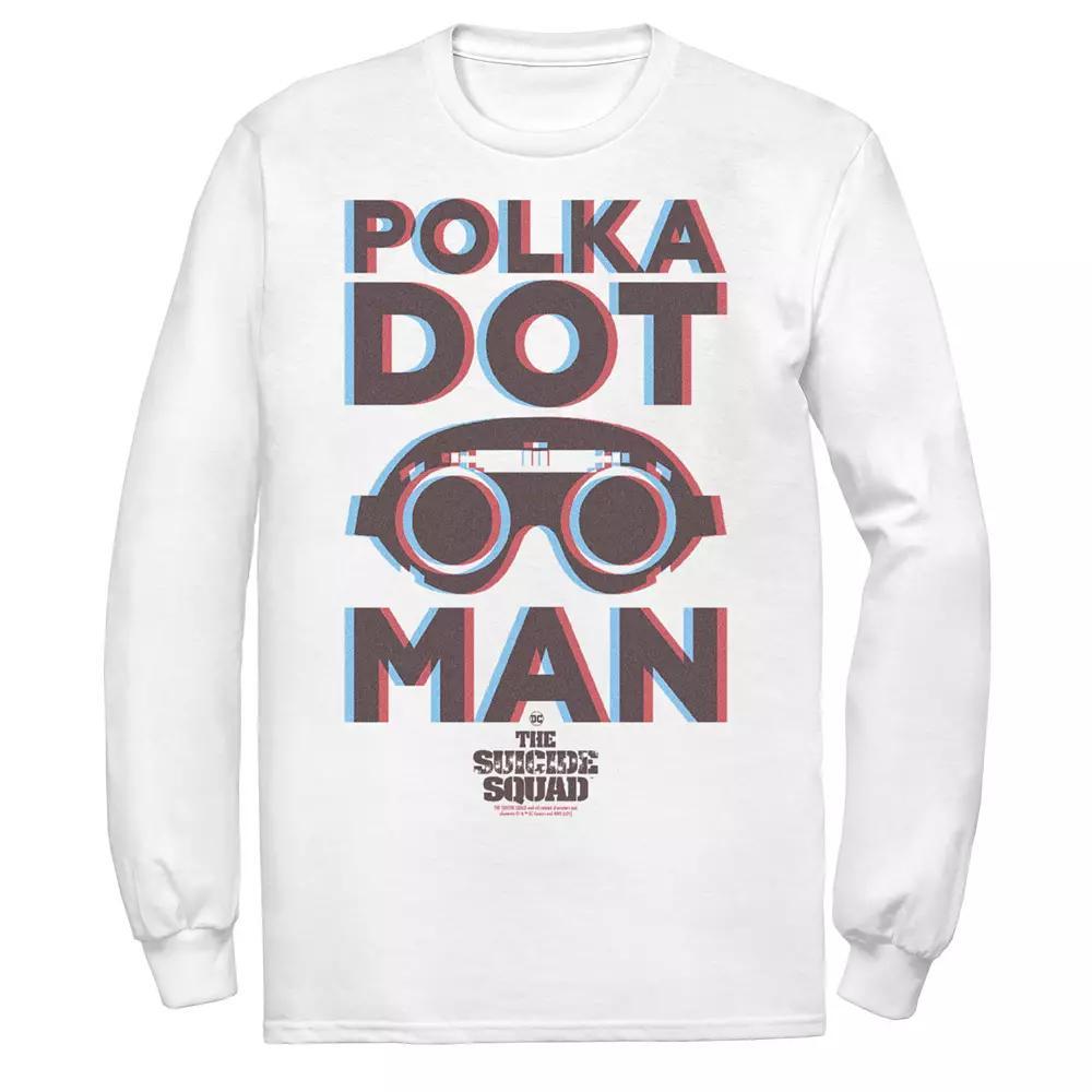 Men's The Suicide Squad Everybody Polka Tee, Boy's, Size: Medium, White Product Image