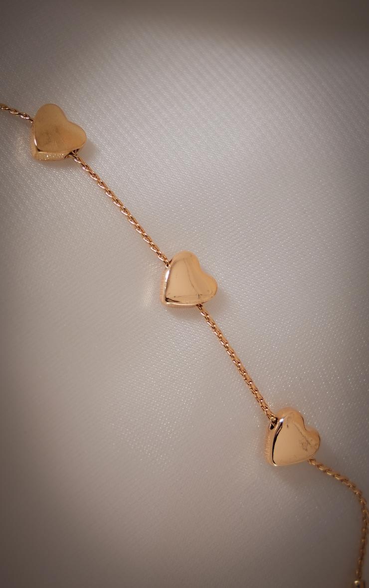 Gold Heart Detail Bracelet Product Image