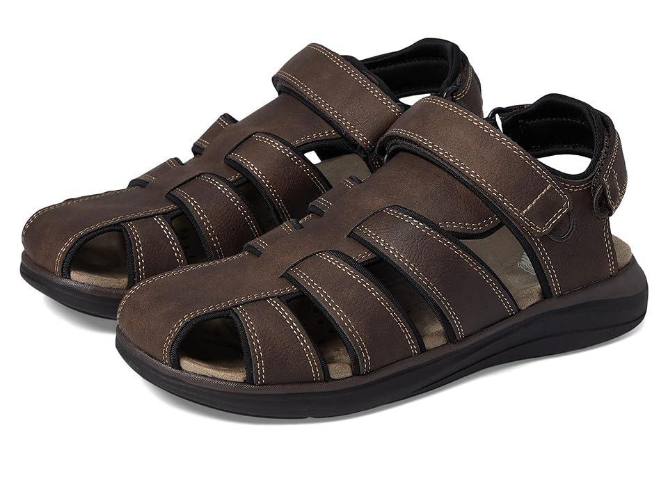 Dockers® Byrd Men's Fisherman Sandals, Size: 11, Dk Brown Product Image