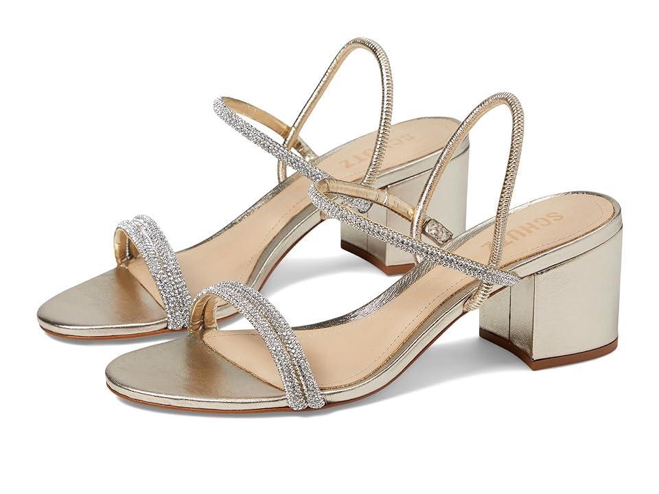Whiteley Block Metallic Leather Sandal Product Image