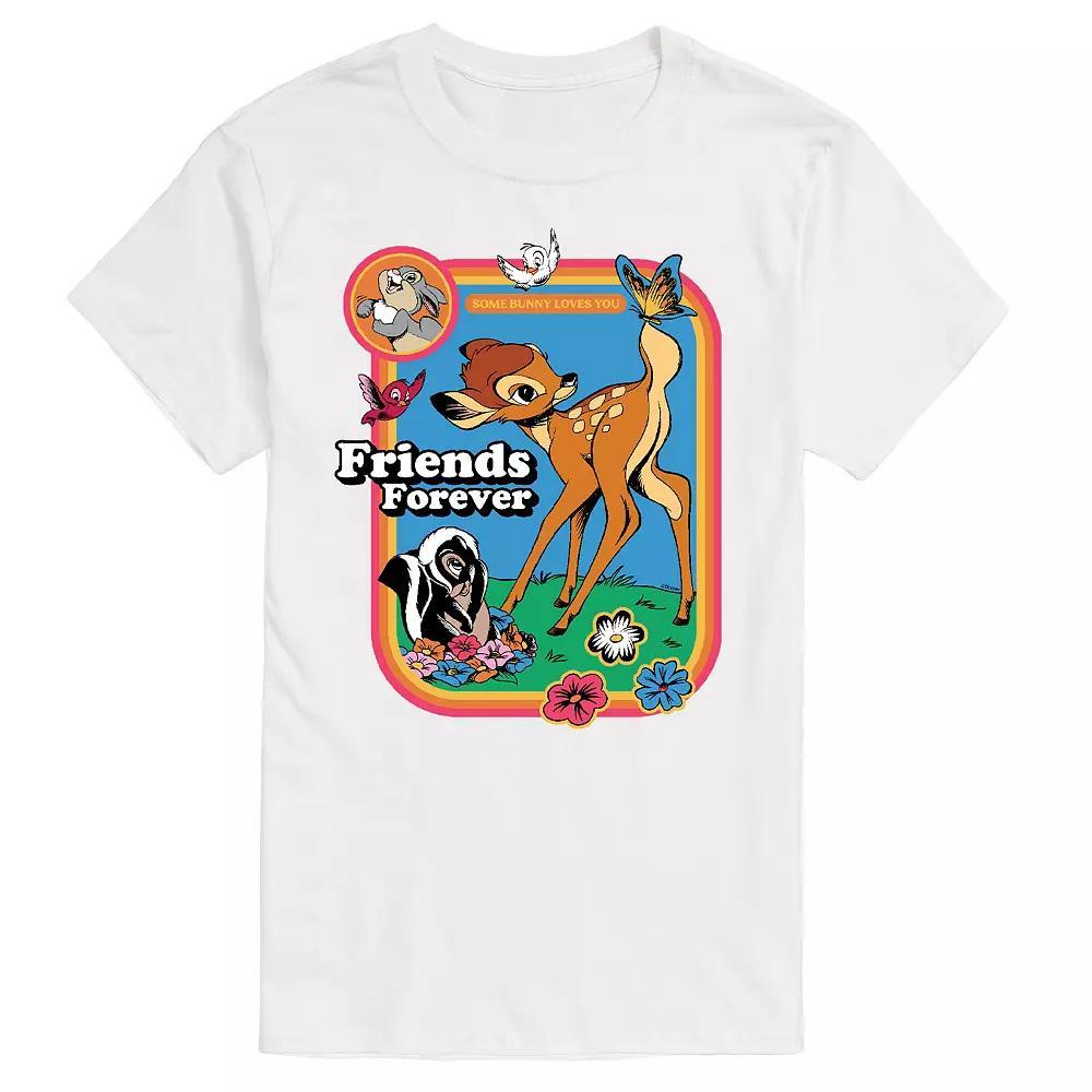 Disneys Bambi Big & Tall Friends Forever Graphic Tee, Mens Product Image