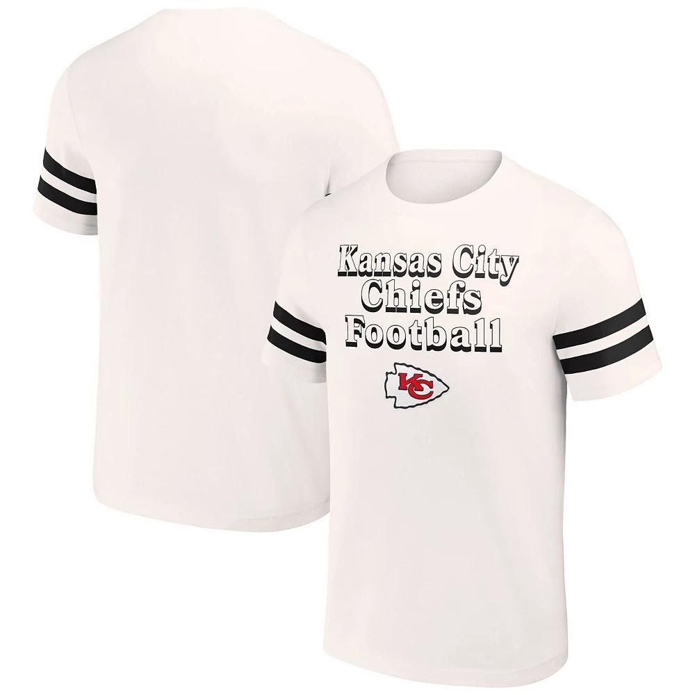 Men's NFL x Darius Rucker Collection by Fanatics Cream Kansas City Chiefs Vintage T-Shirt, Size: 2XL, Beige Product Image